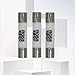 Ceramic Cartridge Fuse Tubes 100Pcs 250V 5x25mm 10A Fast Blow Replacement for Household Appliances such as DIN Rail Fuse Holder Terminal Blocks