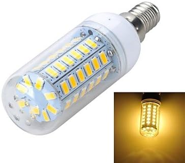 Linyrh- E14 8W 800LM 6500K/3000K 48-5730 SMD Warm/Cool White Light LED Corn Bulb (AC 220~240V) , Warm White