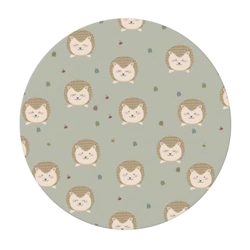 Nappe ronde antitache hérissons : protégez votre table des éclaboussures - 3