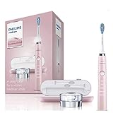 Philips Sonicare DiamondClean Elektrische Zahnbürste - Schallzahnbürste mit 5 Putzprogrammen, Timer, USB-Reiseladegerät – Rosa