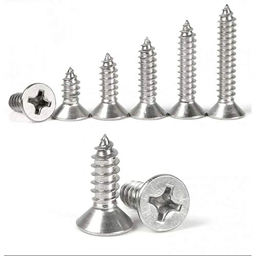 Tornillos Autoperforantes M1.2x5mm Cabeza Plana 300 Pzas miniatura 3