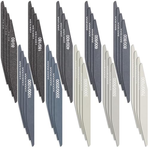 Honoson 40 Pcs Sanding Sticks