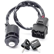 YUXIVCNE 35100-HL4-A01 Ignition Key Switch Replacement for Honda UTV for Pioneer 1000 for SXS1000M 3 5 6 2016-2023 Replace 35100-HL4-AK1