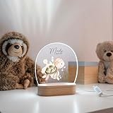 🌍𝐍𝐀𝐂𝐇𝐇𝐀𝐋𝐓𝐈𝐆: Mein personalisiertes Nachtlicht Baby ist durch die Kombination aus Holz und LED-Technik umweltfreundlich, stromsparend und hat eine lange Lebensdauer.