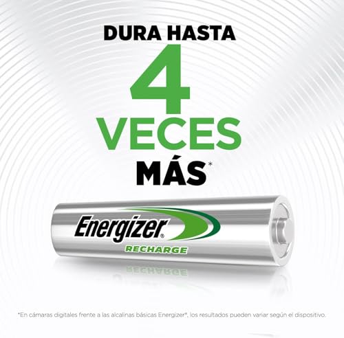 Pilas recargables AA y AAA Energizer Recharge de 16 unidades precargadas 2