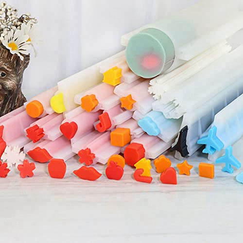 Snowflake Tube Column Silicone Soap Mold Embed Soap Making Supplies Tool Heart Shape Candle Mold Set Soap Mould #TOP1