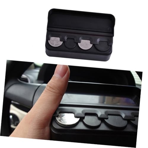 Organizador de Monedas para Auto OUNONA 2 Piezas Negro miniatura 4