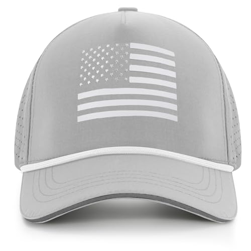 Image of Oversize XL XXL XXXL American Flag Trucker Hat, 250th Anniversary Snapback Hats, Large USA Baseball Cap for Men Big Heads