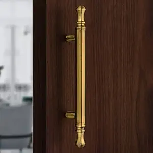 Plantex Heavy Duty Main Door Handle/14 Inch Door Handle for Main Door/Pull-Push Door Handle for Glass & Wooden Door - Pack of 1 (Brass Antique) - 3 Years Warranty