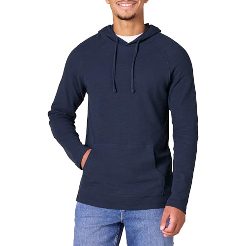 Amazon Essentials Mens Pullover Hoodie Long-Sleeve Slub Thermal Navy XX-Large Tall (Previously GoodThreads)
