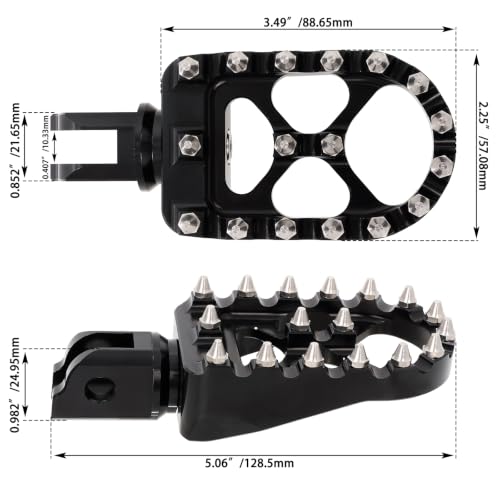 Image of Left & Right Driver Rider Footpegs for Harley Softail 2018-2026