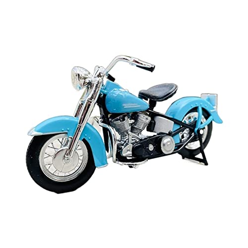 Modelo de motocicleta retro 1953 74FL Hydra Glide 1:18, una pieza de colección de gran realismo