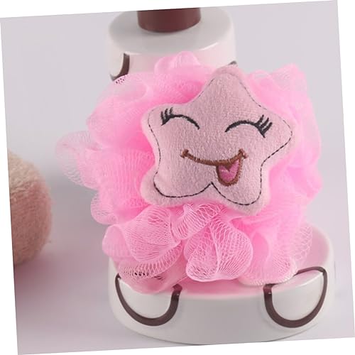 NULYLU 5個カートゥーン動物型 バスボール 子供用バススポンジ シャワー