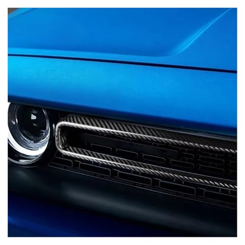 Garniture de calandre avant en carbone véritable pour Dodge Challenger de luxe