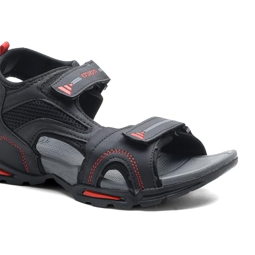 Image of ASIAN Vistara-47 Men's Sandals with Adjustable Straps, Cushioned Footbed & Anti-Skid Sole | Stylish Outdoor Sandals | Lightweight, Ideal for Travel & Beach