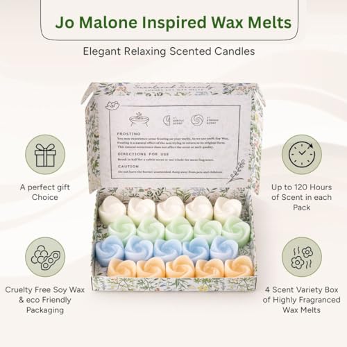 Juego de regalo de lujo de cera derretida aromática ideal para aniversarios y hogar 7