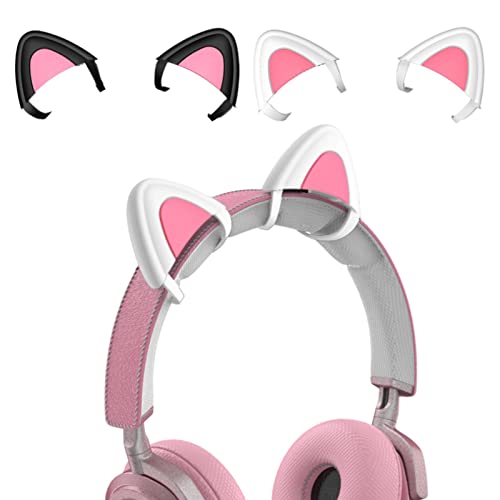 xiaomin Accesorios Bonitos para Orejas de Gato montadas en la Cabeza para Auriculares, decoración de Repuesto para Orejas de Gatitos Cover