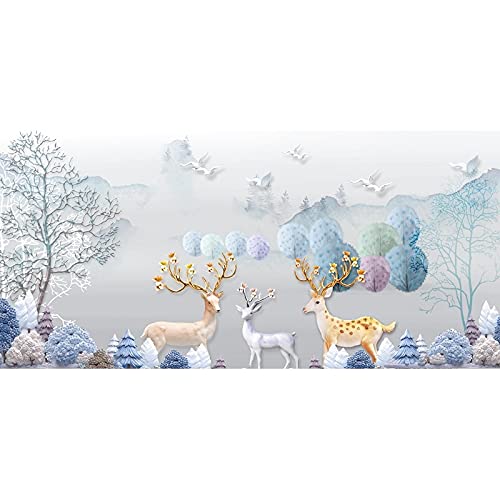 Broderie Diamant Wapiti 5D Grand Format Idée Cadeau Anniversaire