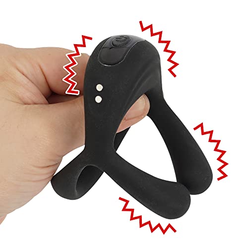 有能すぎるマルチリング トリプル振動10種 生活防水 玉袋 陰嚢 挟む 長いアームでしっかり振動！バイブレーションリング - 画像2