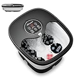 Snailax klappbares Fußbad mit Massage und Heizung