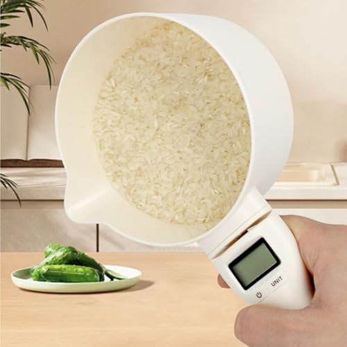 Cuchara digital cocina recargable con báscula integrada para repostería café y porciones 4