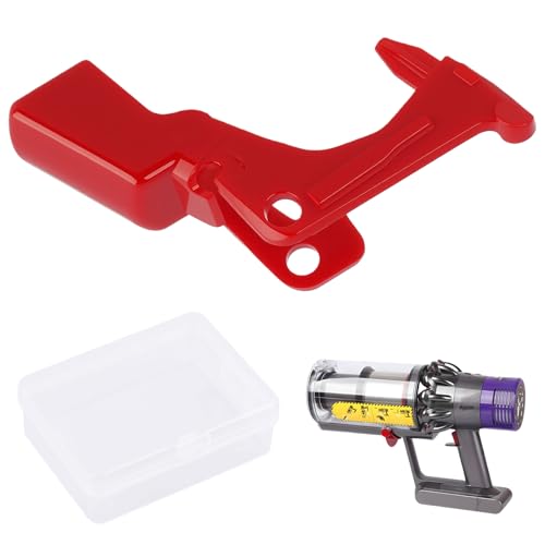 Trigger Replacement, Trigger Switch Compatible with Dyson V11/V10 Vacuum Cleaner, Extra Strong Power Switch Button Replacement, ABS Red Repair Part, Extended Design, Easy to Install Upgrade Tool