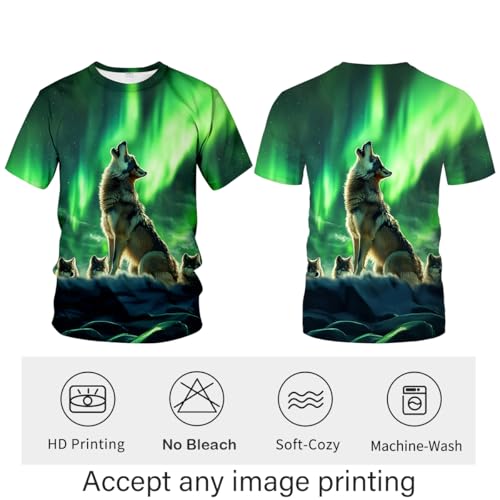 Blissboy Funny Animal Graphic T-Shirt Novelty Short Sleeve Crewneck Shirt