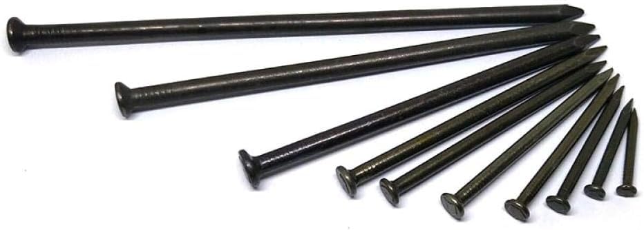 Cement Nails,Wall Pins Tacks Nails for Woodworking Wall Nails, Small Steel Nails on Wood, Extra Long Wood Nails, Fixed Foreign Nails 285pcs(2.8 * 30 (110))