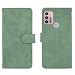 Produktbild GOGME Leder Hülle für Motorola Moto G30 / Moto G10 Hülle, Premium PU/TPU Leder Folio Hülle Schutzhülle Handyhülle, Flip Case Klapphülle Lederhülle mit Standfunktion & Kartensteckplätzen, Grün