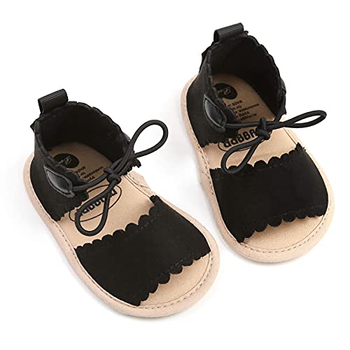 Image of Infant Baby Girls Boys Summer Sandals Premium Unisex Non Slip Rubber Soft Sole Breathable Toddler First Walker Outdoor Beach Shoes