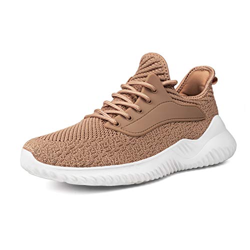 Image of Akk Womens Walking Shoes - Slip On Tennis Running Shoes Memory Foam Lightweight Work Sneakers for Indoor Outdoor Gym