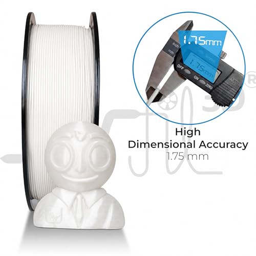Image of NFIL3D Premium HIPS Natural White - 3D Printing Filament | Compatible with All 3D Printers | 1.75mm | 1Kg Nett Weight