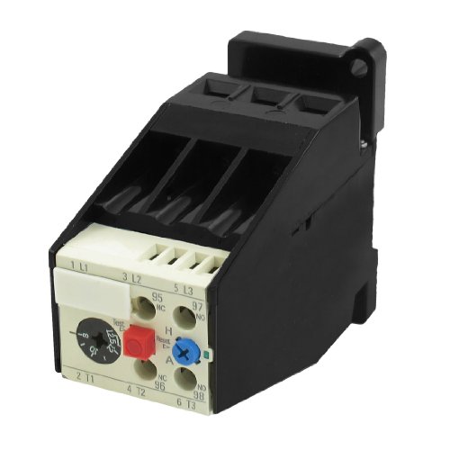 Relé térmico de protección de motor AC 8A a 12.5A con contactos 1NA 1NC