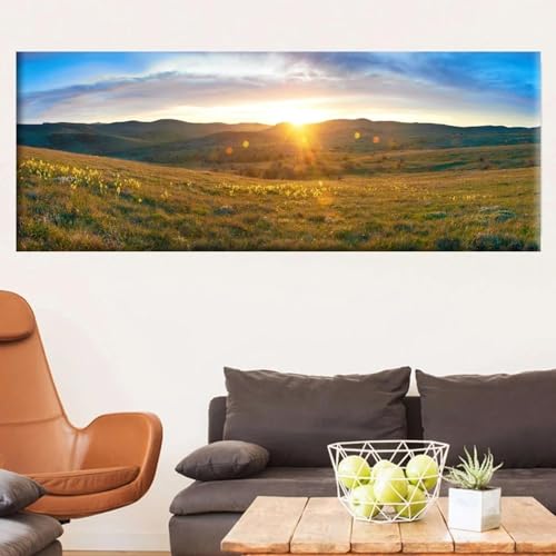 Pintura decorativa que conecta tu sala de estar con la frescura de la naturaleza