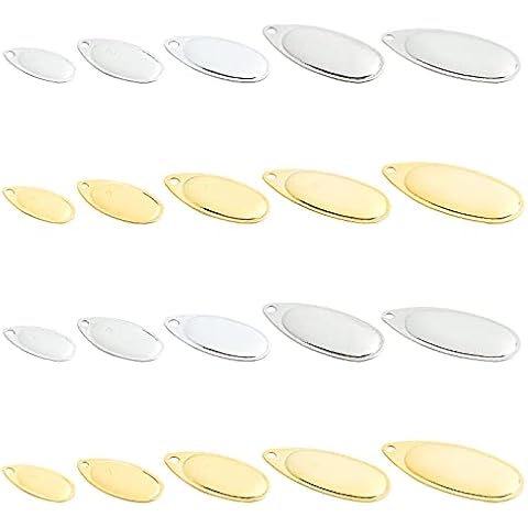 SUPERFINDINGS 60pcs Fishing Spoon Blades Cover