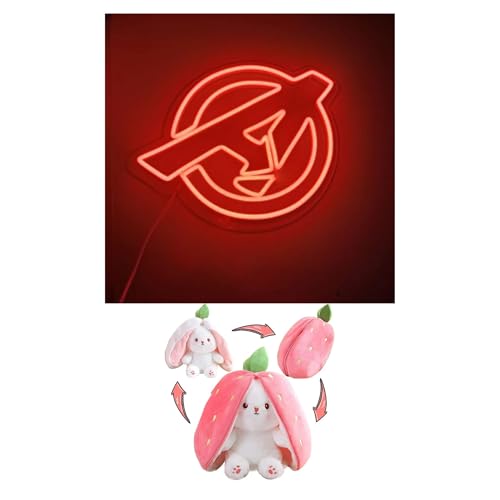 Image of EITHEO Stuffed Animal Plushie Stuffed Toy for Kids (Neon Avengers + Bunny)