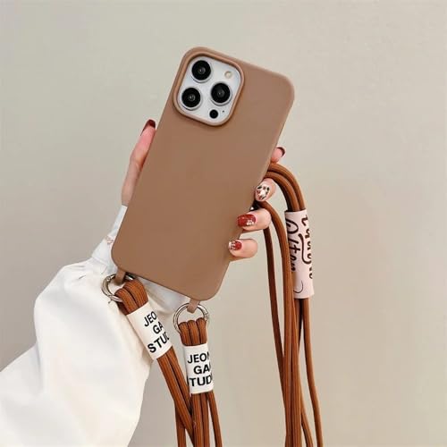 Coque avec lanière iPhone 13 Pro Max Étui Bandoulière pour les Voyages