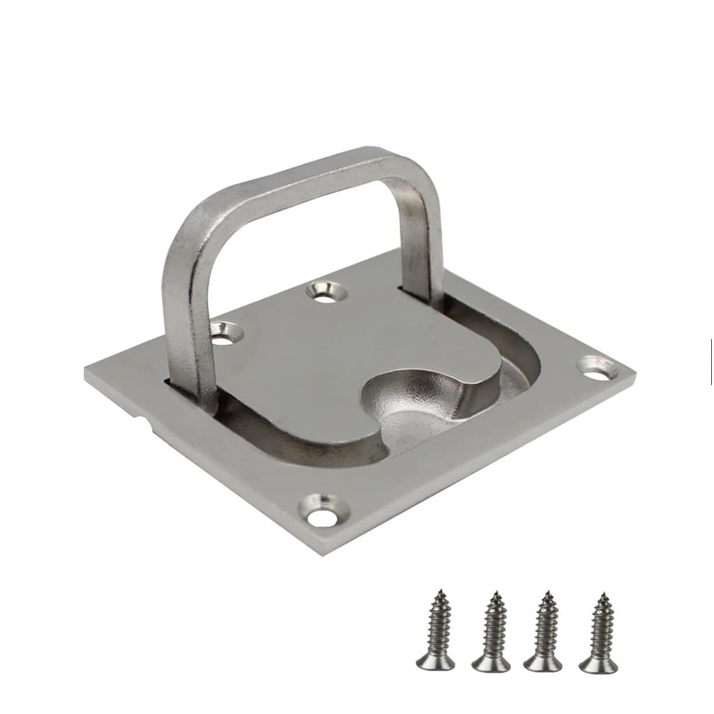 Thoanby With Screws Boat Pull Flush Lift Marine Grade 316 Stainless Steel Lifting Deck Hatches Handle Door Latches Pull Latch Handles For Deck