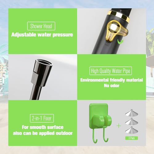 Upgrade-Camping-ShowersPortable-Camp-Shower6000mAh-Rechargeable-Camp-ShowerPortable-Outdoor-ShowerPortable-Shower-PumpElectric-ShowerPortable-Camping-Shower-PumpWater-to-Gentle-Shower2H-Work