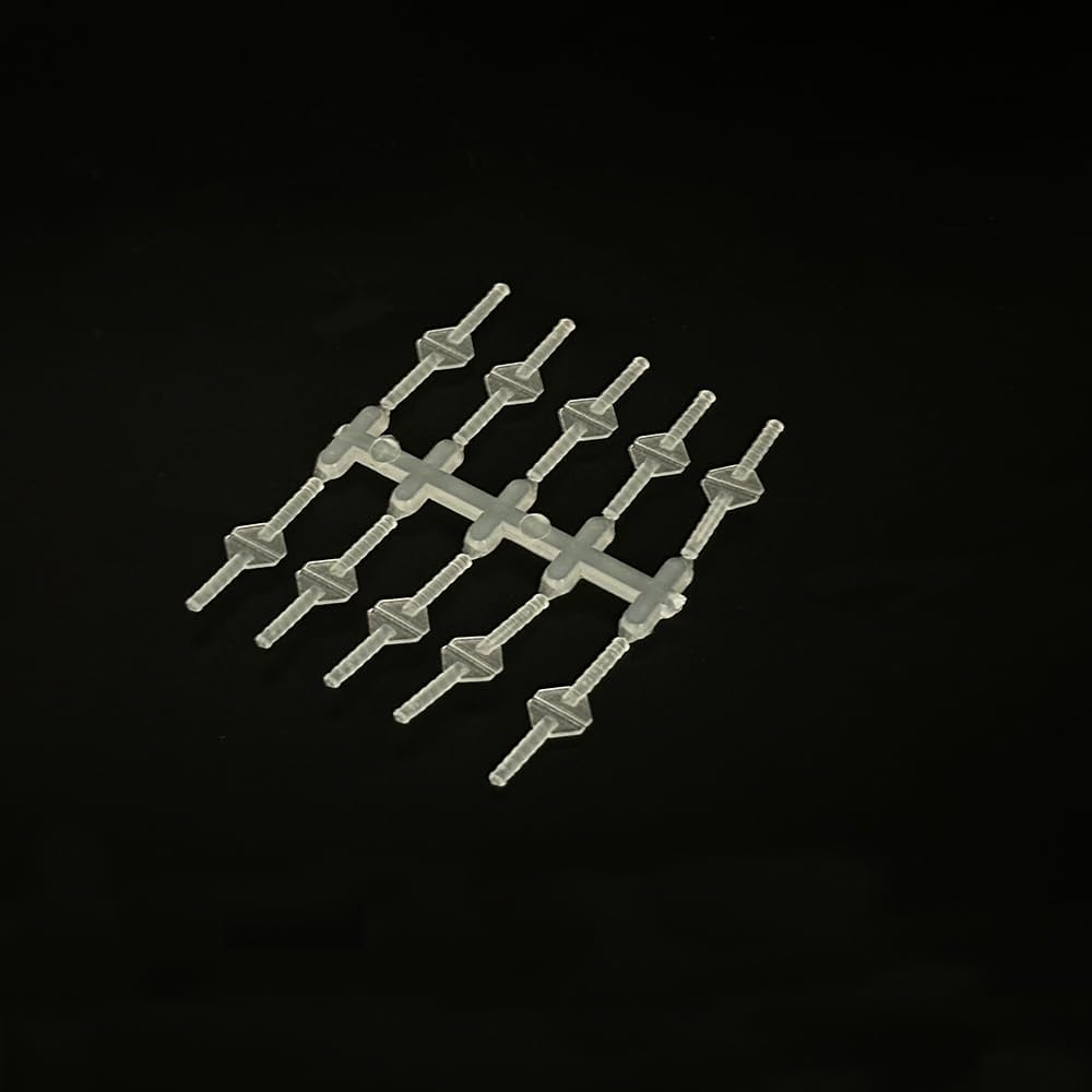 10PCS RC Airplane Plastic Needle Hinge Pin Hinge for RC Plane Helicopter Aircraft DIY Model Plane Fix Wing Parts Foam Model Plane Replacement (2.5x33mm)