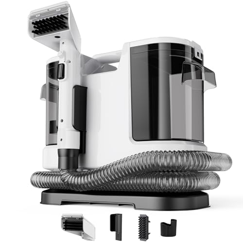 Polsterreiniger Gerät Nasssauger Waschsauger – 450W Dampfreiniger Teppichreiniger Wischsauger Polstermöbel Carpet Cleaner Auto Sofa Reiniger Teppich Gerät Nass Trockensauger Reinigungsgerät Mamowla
