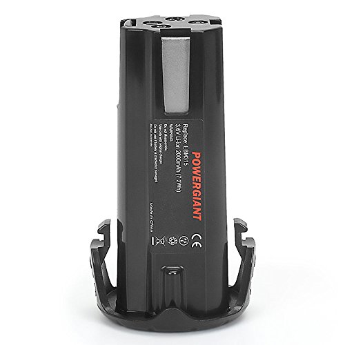 POWERGIANT 3.6V 2.0Ah Li-ion Replacement Battery for Hitachi EBM315 326263 326299 DB3DL DB3DL2 NT65GB NT50GS