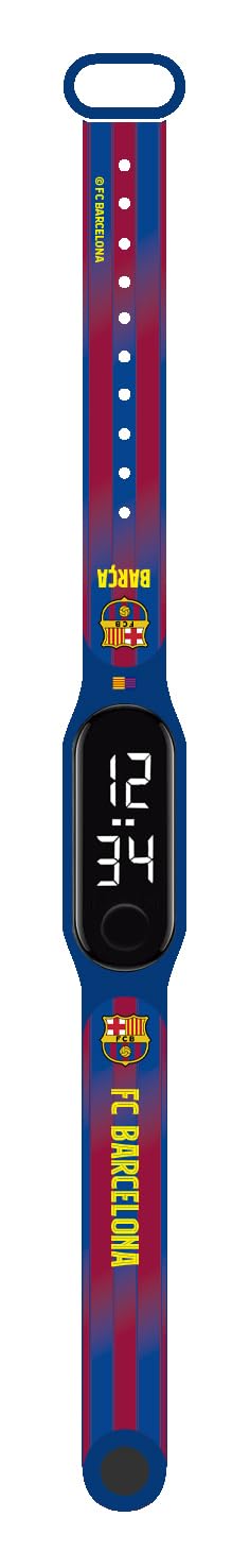 FIT & FUN Reloj Digital para Niño Niña con Correa Oficial FC Barcelona – Hora y Fecha – Funciona con Pilas — view 6