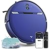 Robot Vacuum and Mop Combo, Robotic Vacuum Cleaner 2 in 1 with WiFi/App/Voice, Schedule, Water Tank and Dustbin, Self-Charging, Slim, Ideal for Hard Floor, Pet Hair, Carpet