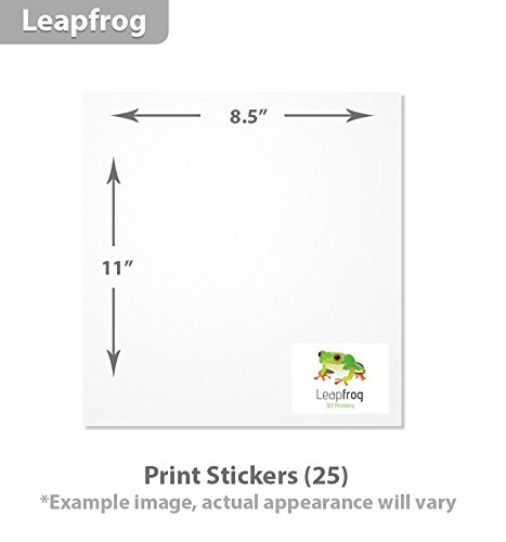 Leapfrog A-17-005 essentiële afdrukken van etiketten