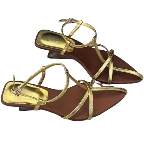 Women's ramp-heeled solid-color lace-up Roman sandals, summer fashionable casual sandals