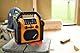 Thomson WKR60BT - Arbeitsradio mit Bluetooth, PLL-FM-Radio, AUX-IN, Kopfhöreranschluss, USB-Player, 30 W Musik, IPX54, Stromversorgung 230 V Kabel oder 4 LR14-Batterien (nicht im Lieferumfang