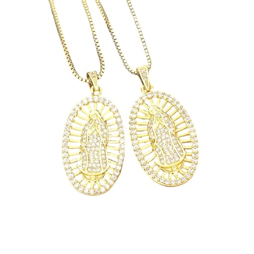 Pendentif colliers pour femmes Vierge Marie, fini les bijoux ternes avec la mode classique 2025