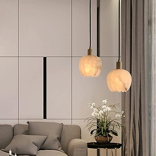 Lámpara de latón tipo calabaza ideal para crear ambiente cálido en el dormitorio y la mesita 3