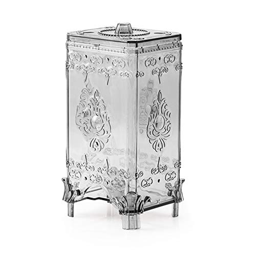 Modern Translucent Desktop Makeup Organizers Cosmetic Storage Cotton Pad Dispenser Container Holder...